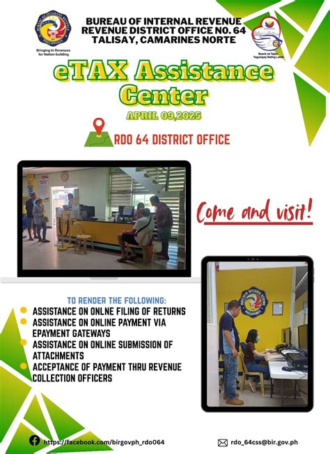 bir talisay camarines norte|Revenue District Office No. 64.
